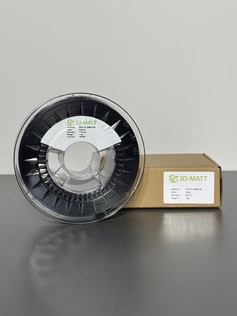 PPS-CF 50899 BK - 1kg Filament - 3D-Druck Matt